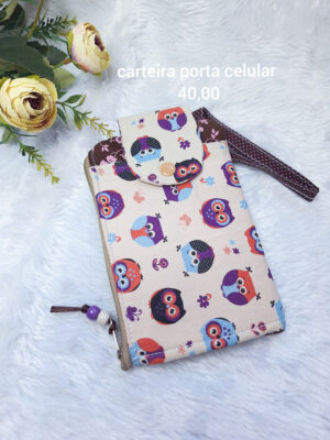 Carteira porta celular